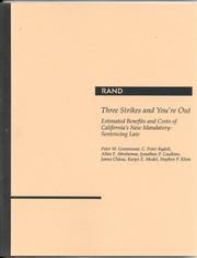 Front cover of Three Strikes and You're Out by P Greenwood