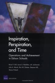 Front cover of Inspiration, perspiration, and time by Brian P. Gill