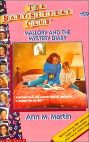 Front cover of Mallory and the mystery diary by Ann M. Martin