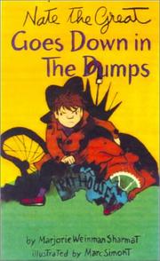 Front cover of Nate the Great goes down in the dumps by Marjorie Weinman Sharmat