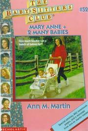 Front cover of Mary Anne + 2 Many Babies by Ann M. Martin