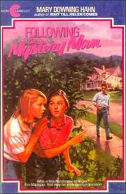 Cover of Following the Mystery Man by Mary Downing Hahn