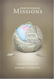 Cover of Discovering Nazarene missions by Charles R. Gailey