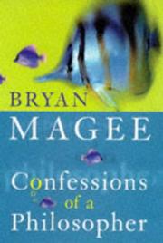 Cover of Confessions of a philosopher by Bryan Magee