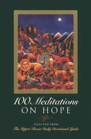 Front cover of 100 meditations on hope by Upper Room Books