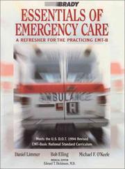 Front cover of Essentials of emergency care by Daniel Limmer