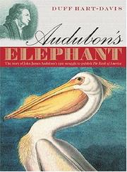 Cover of Audubon's Elephant by Duff Hart-Davis