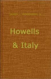 Front cover of Howells & Italy by James Leslie Woodress