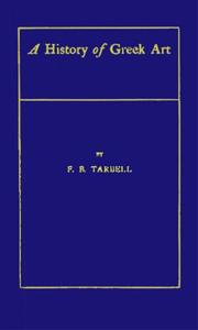 Front cover of A History of Greek Art by F. B. Tarbell