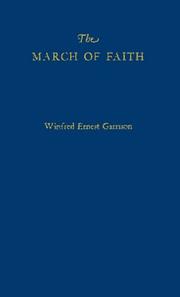 Front cover of The march of faith by Garrison, Winfred Ernest