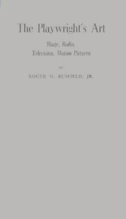 Cover of The playwright's art by Roger M. Busfield