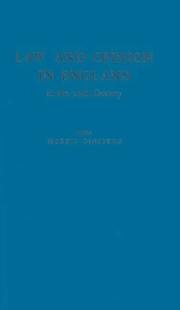 Cover of Law and opinion in England in the 20th century by Ginsberg, Morris