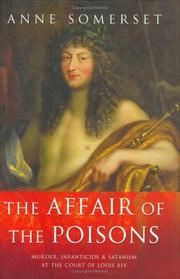 Cover of The affair of the poisons by Anne Somerset
