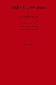 Front cover of The soul of Spain by Havelock Ellis
