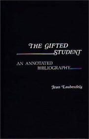 Front cover of The gifted student by Jean Laubenfels