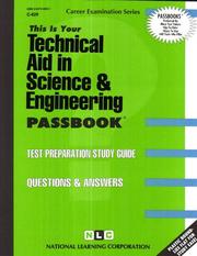 Front cover of Technical Aid in Science & Engineering by National Learning Corporation