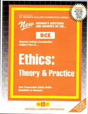Front cover of Ethics : Theory and Practice by National Learning Corporation