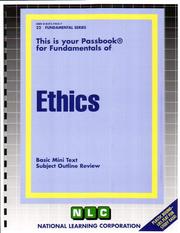 Front cover of Ethics (Fundamental Passbooks) by National Learning Corporation