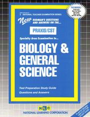 Front cover of PRAXIS/CST Biology and General Science Teaching Area Examination (No. 3) by Jack Rudman