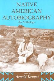 Cover of Native American autobiography by Arnold Krupat
