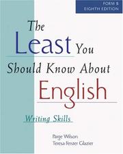 Cover of The least you should know about English by Paige Wilson