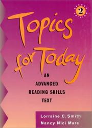 Cover of Topics for today by Lorraine C. Smith