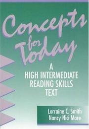 Front cover of Concepts for Today by Lorraine C. Smith