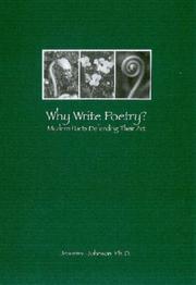 Cover of Why Write Poetry? by Jeannine Johnson