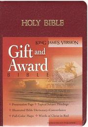 Front cover of Gift And Award Edition-kjv by Thomas Nelson