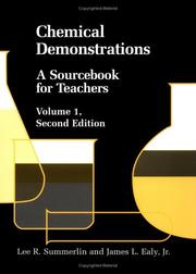 Cover of Chemical demonstrations by Lee R. Summerlin