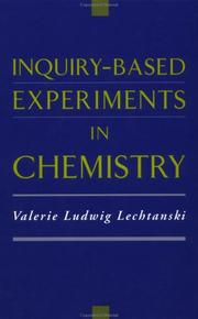Front cover of Inquiry-based experiments in chemistry by Valerie Ludwig Lechtanski