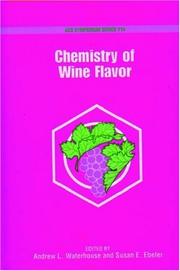 Front cover of Chemistry of wine flavor by Susan E. Ebeler