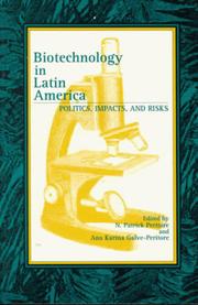 Front cover of Biotechnology in Latin America by Unknown