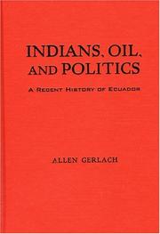 Front cover of Indians, oil, and politics by Allen Gerlach