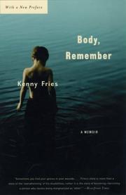 Cover of Body, remember by Kenny Fries