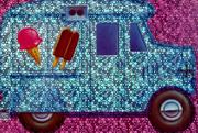 Front cover of Shiny Ice-Cream Truck (Shiny Vehicles) by Bob Commander
