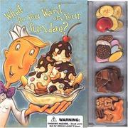 Front cover of What do you want on your sundae? by William Boniface