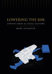 Cover of Lowering the Bar by Marc Galanter