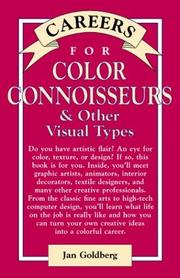 Front cover of Careers for color connoisseurs & other visual types by Jan Goldberg