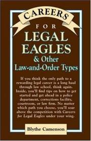 Cover of Careers for legal eagles & other law-and-order types by Blythe Camenson