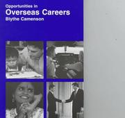 Cover of Opportunities in overseas careers by Blythe Camenson