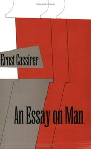 Cover of An essay on man by Ernst Cassirer