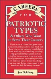 Cover of Careers for patriotic types & others who want to serve their country by Jan Goldberg
