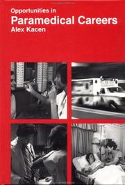 Front cover of Opportunities in paramedical careers by Alex Kacen