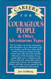 Cover of Careers for courageous people & other adventurous types by Jan Goldberg