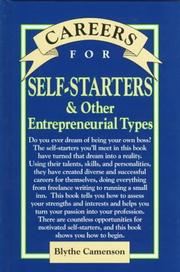 Cover of Careers for self-starters & other entrepreneurial types by Blythe Camenson