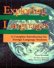 Cover of Exploring languages by Dora F. Kennedy
