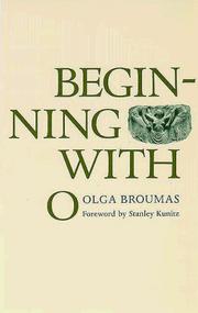 Cover of Beginning with O by Olga Broumas
