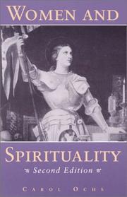 Cover of Women and spirituality by Carol Ochs