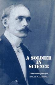 Cover of A soldier in science by Bailey K. Ashford